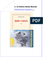 Download pdf of Hors Saison 1St Edition Basile Mulciba full chapter ebook 