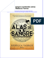 Download pdf of Alas De Sangre Contenido Extra Rebecca Yarros full chapter ebook 
