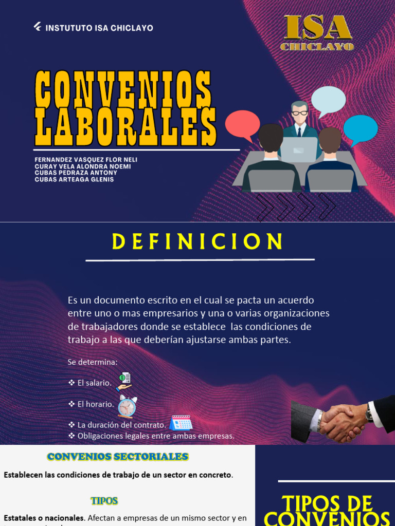 Convenios Laborales | PDF | Derecho laboral | Sindicato