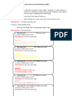 Star Scout Investiture Script