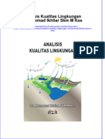 Full Download Analisis Kualitas Lingkungan Muhammad Ikhtiar SKM M Kes Online Full Chapter PDF