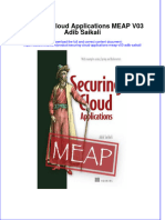 Full Ebook of Securing Cloud Applications Meap V03 Adib Saikali Online PDF All Chapter