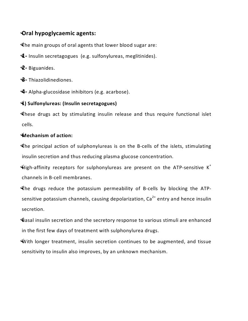 Oral Hypoglycemic | PDF | Hypoglycemia | Insulin