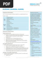 Netcare Nursing Admission Info 2026 | PDF | Diploma | Health Care