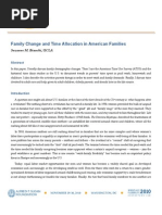 Family Change and Time Allocation in American Families