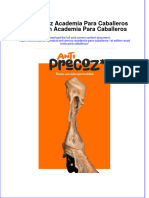PDF of Anti Precoz Academia para Caballeros 1St Edition Academia para Caballeros Full Chapter Ebook