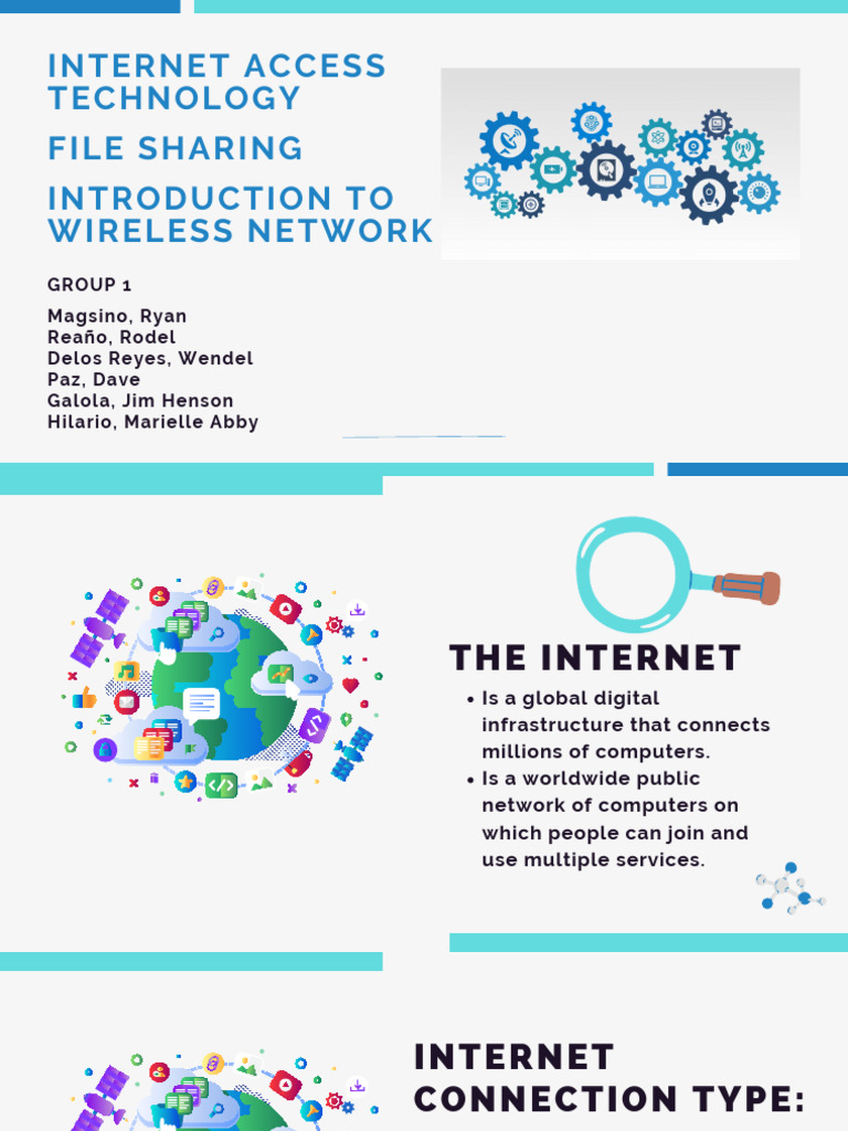 Internet Access and File Sharing Guide | PDF | Wireless Lan | Computer ...