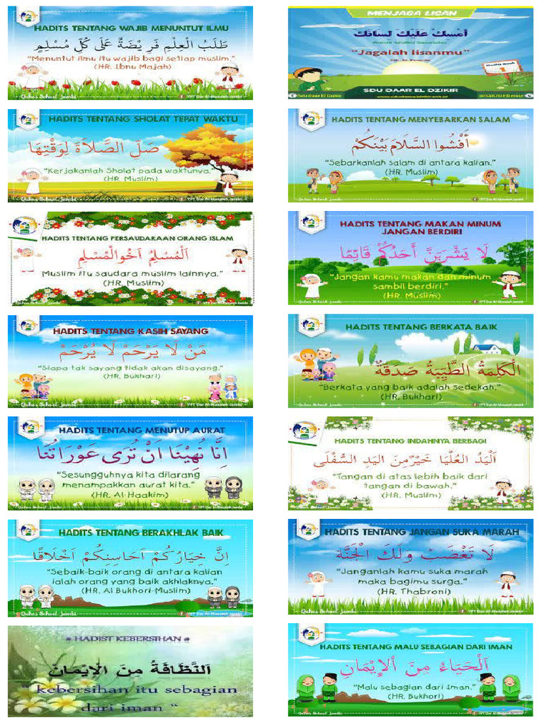 Hadis Hadis Anak Paud | PDF