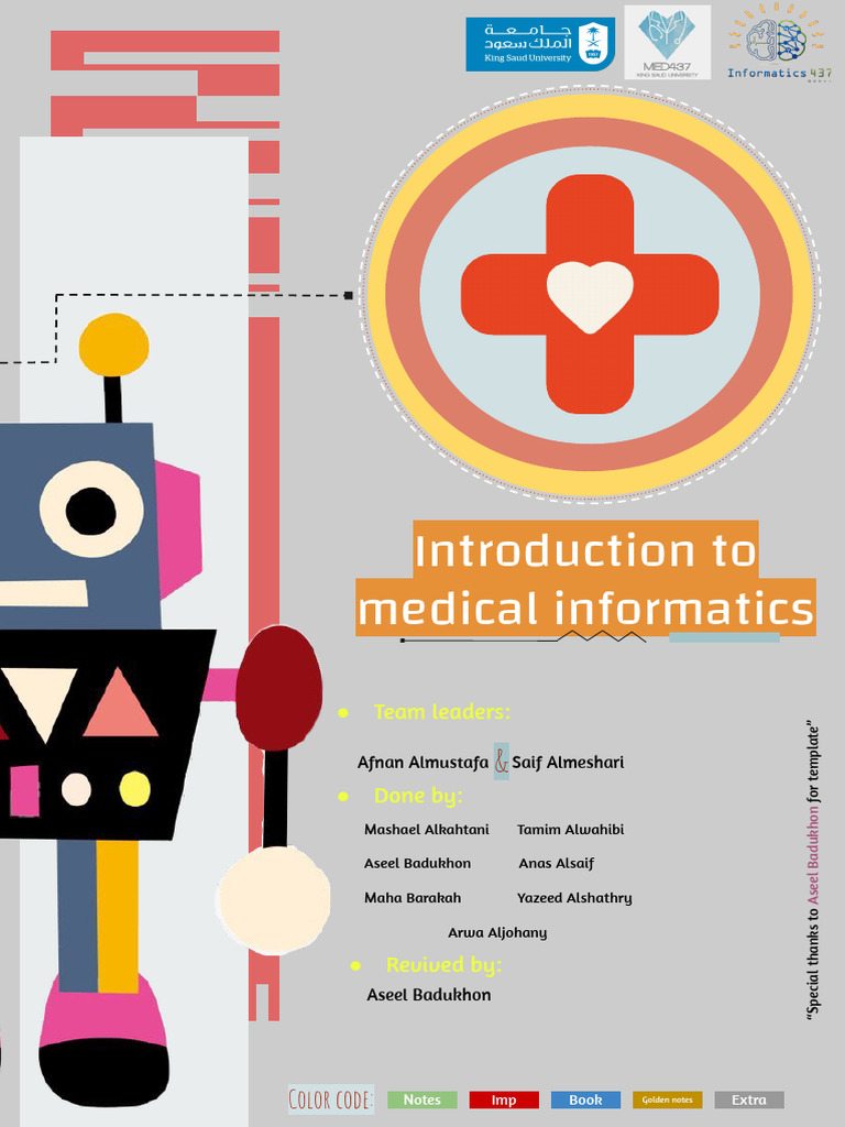 Introduction to Medical Informatics | PDF | Health Informatics ...