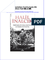 PDF of Imparatorluktan Cumhuriyete 9Th Edition Halil Inalcik Full Chapter Ebook
