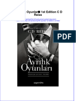 Full Download Ayrilik Oyunlari 1St Edition C D Reiss Online Full Chapter PDF