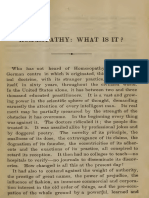 HOLOMBE What Is Homoeopathy A New Exposition of A Great Truth!