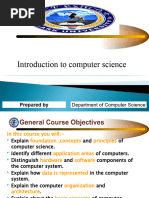 Introduction To Computer Science