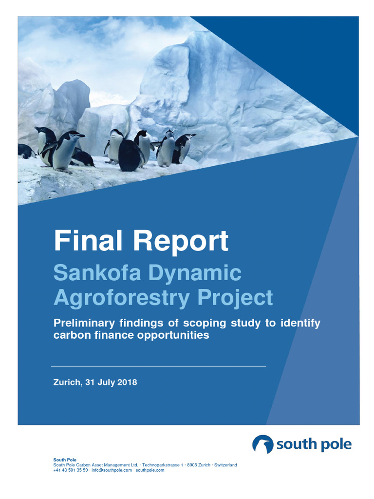 Sankofa Agroforestry Carbon Finance Report | PDF | Cocoa Bean | Climate ...