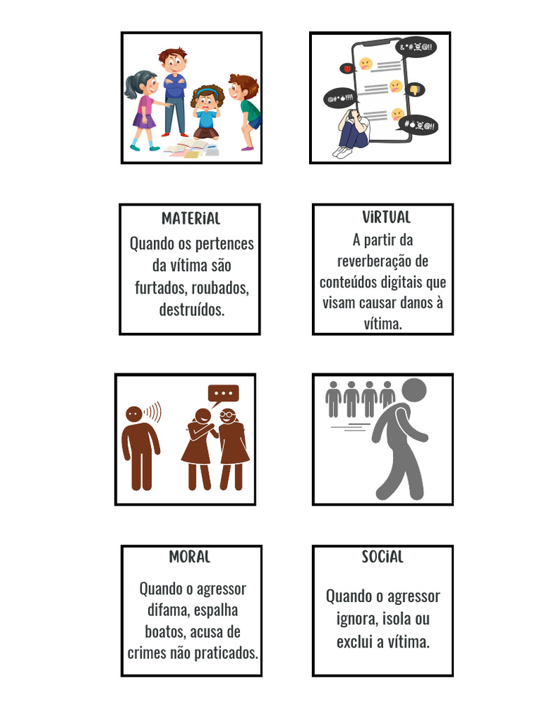 Atividades e Jogos sobre Bullying | PDF