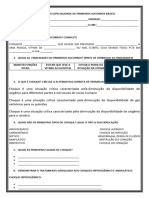 02 - TRABALHO DA ESPECIALIDADE DE PRIMEIROS SOCORROS BÁSICO