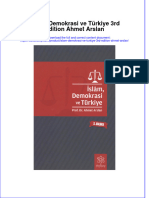 Download pdf of Islam Demokrasi Ve Turkiye 3Rd Edition Ahmet Arslan full chapter ebook 