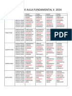 Horario Fundamental Ii Manhã 2024 Atualizado