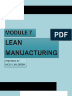 Module 7 Lean Manufacturing