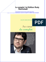PDF of Au Coeur Du Complot 1St Edition Rudy Reichstadt Full Chapter Ebook