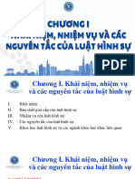 Chương 1. Khái niệm, nhiệm vụ và các nguyên tắc của luật hình sự