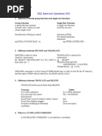 SQL Interview Questions