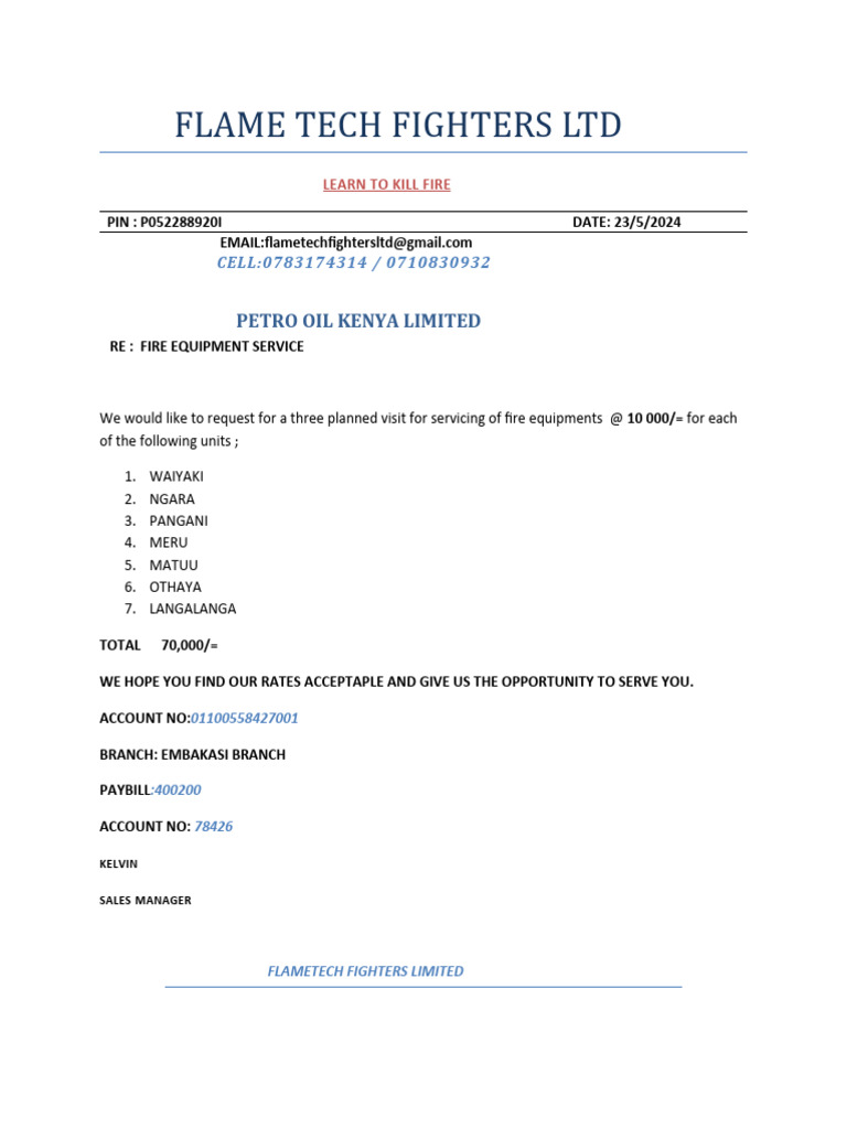 Petro Oil Kenya PDF