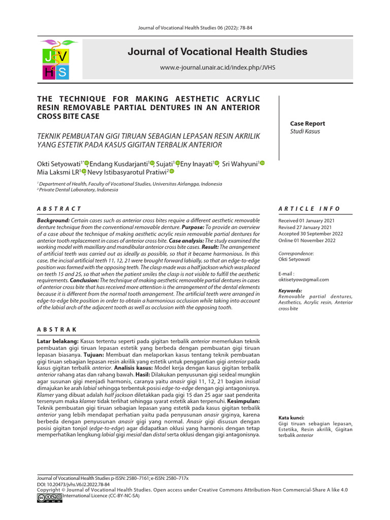 FIX+1 +TG +CR-Artikel+Aesthetic+78-84 | PDF | Sains & Matematika