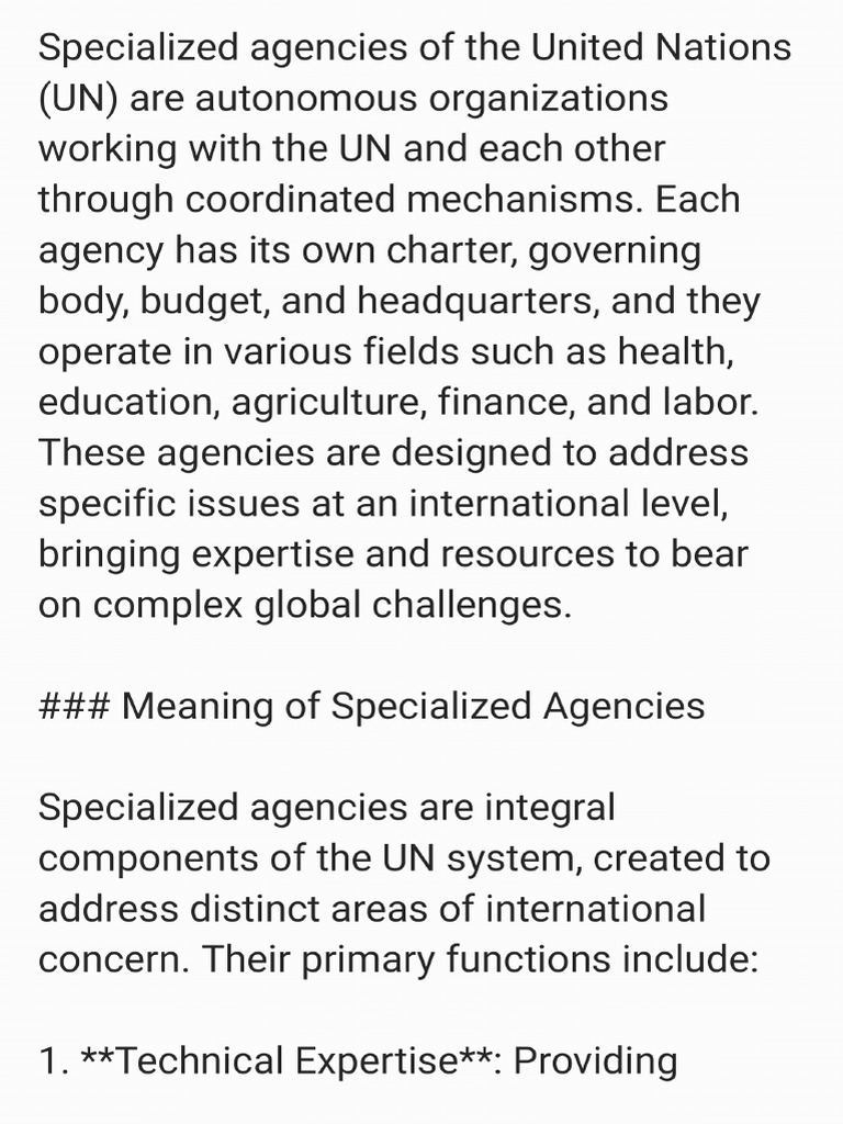 specialized-agencies-meaning-and-significance-pdf