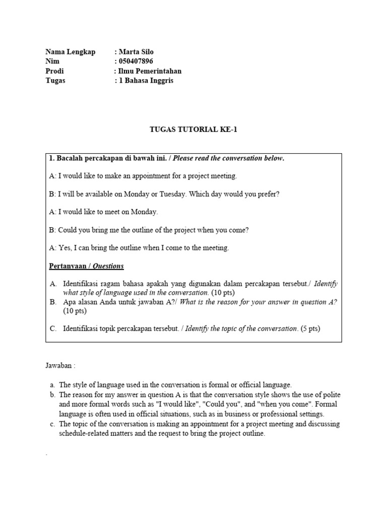 English Assignment: Conversations & Emails | PDF | Human Communication