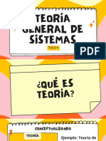 Teoría General de Sistema