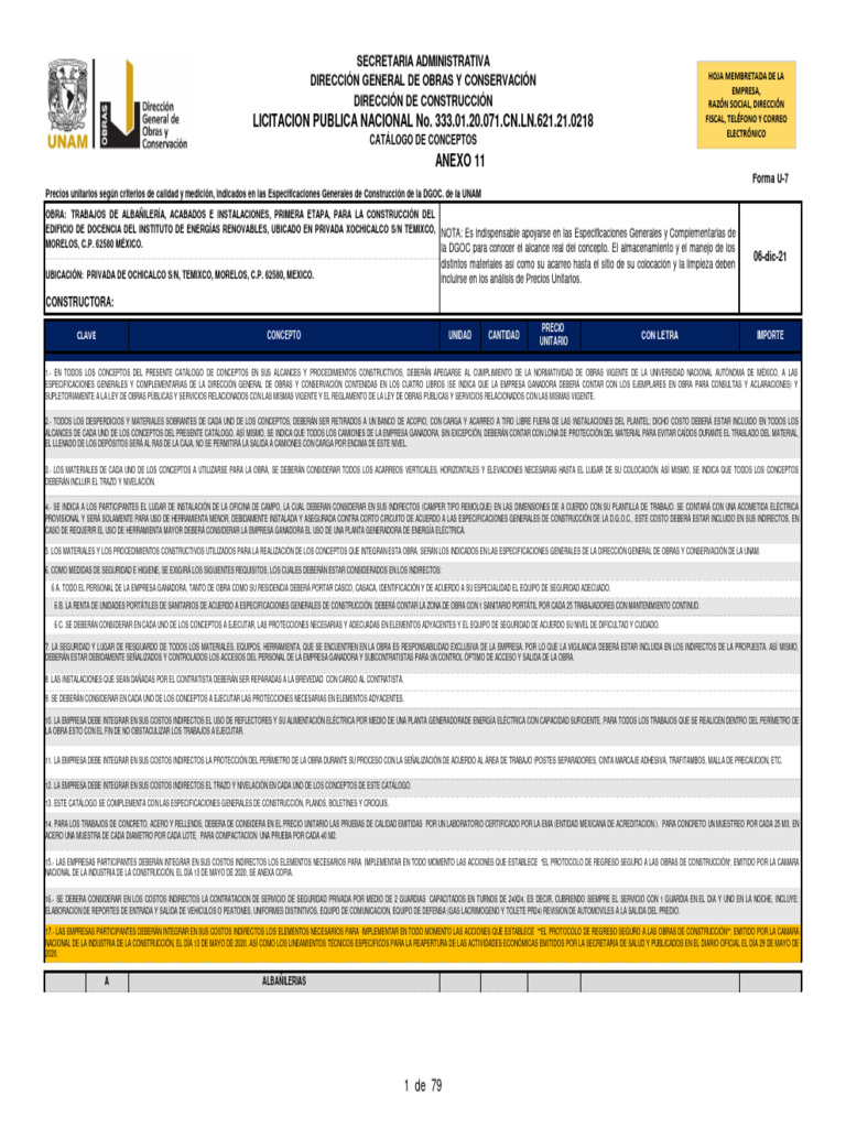 Catalogo LPN 21 0118 IER Temixco | PDF | Hormigón | Business