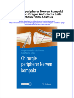 full download Chirurgie Peripherer Nerven Kompakt 1St Edition Gregor Antoniadis Leila Harhaus Hans Assmus online full chapter pdf 