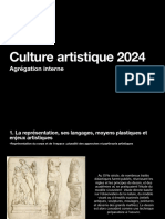Programme Session 2024 Cukture Artistique Agregation Interne