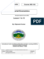 Managerial Economics HPUniv