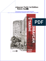 PDF of Kisa Azerbaycan Tarihi 1St Edition Ramin Sadik Full Chapter Ebook