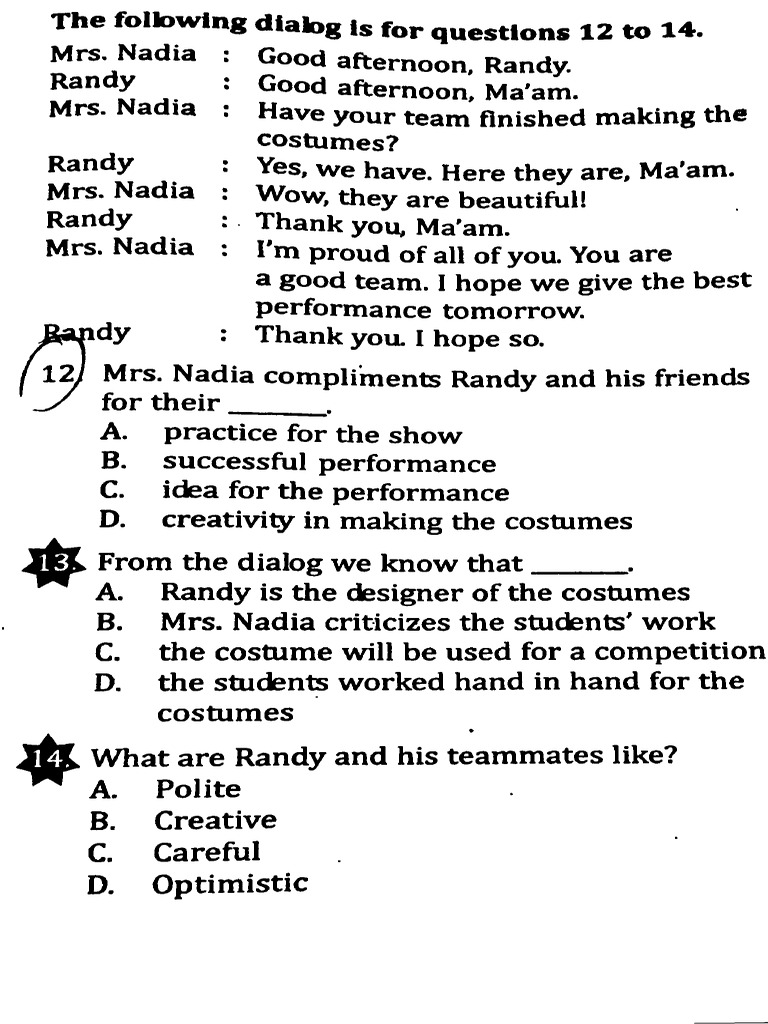 Good Afternoon, Randy-: Proud of All You | PDF