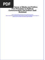 Full Ebook of Making Sense of Media and Politics Five Principles in Political Communication 2Nd Edition Gadi Wolfsfeld Online PDF All Chapter
