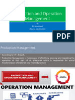 DIUA204T - Production and Operation - Sem - 2 - BBA - Sumit Koul (CC) - New