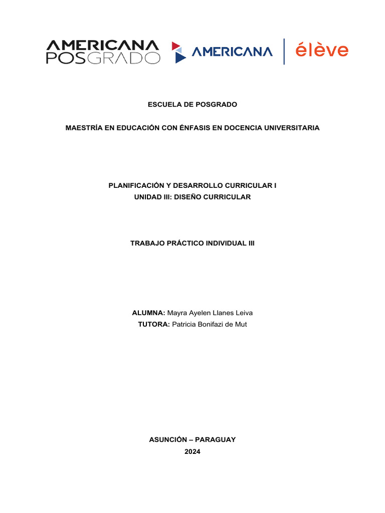 Análisis del Diseño Curricular en Educación | PDF | Plan de estudios ...