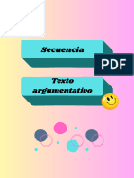 Secuencia-Texto Argumentativo