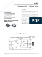 Full-Bridge DMOS PWM Motor Driver: Description Features and Benefits