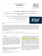 A Stand-Alone Solar Adsorption Refrigerator For Humanitarian Aid