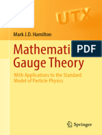 Mathematical Gauge Theory With Applications to the Standard Model of Particle Physics