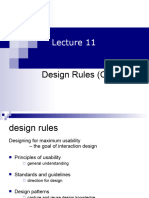 HCI Lecture Design Rules