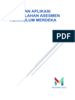 PANDUAN PENGGUNAAN APLIKASI PENGOLAHAN ASESMEN KURIKULUM MERDEKA