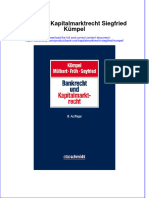 PDF of Bank Und Kapitalmarktrecht Siegfried Kumpel Full Chapter Ebook