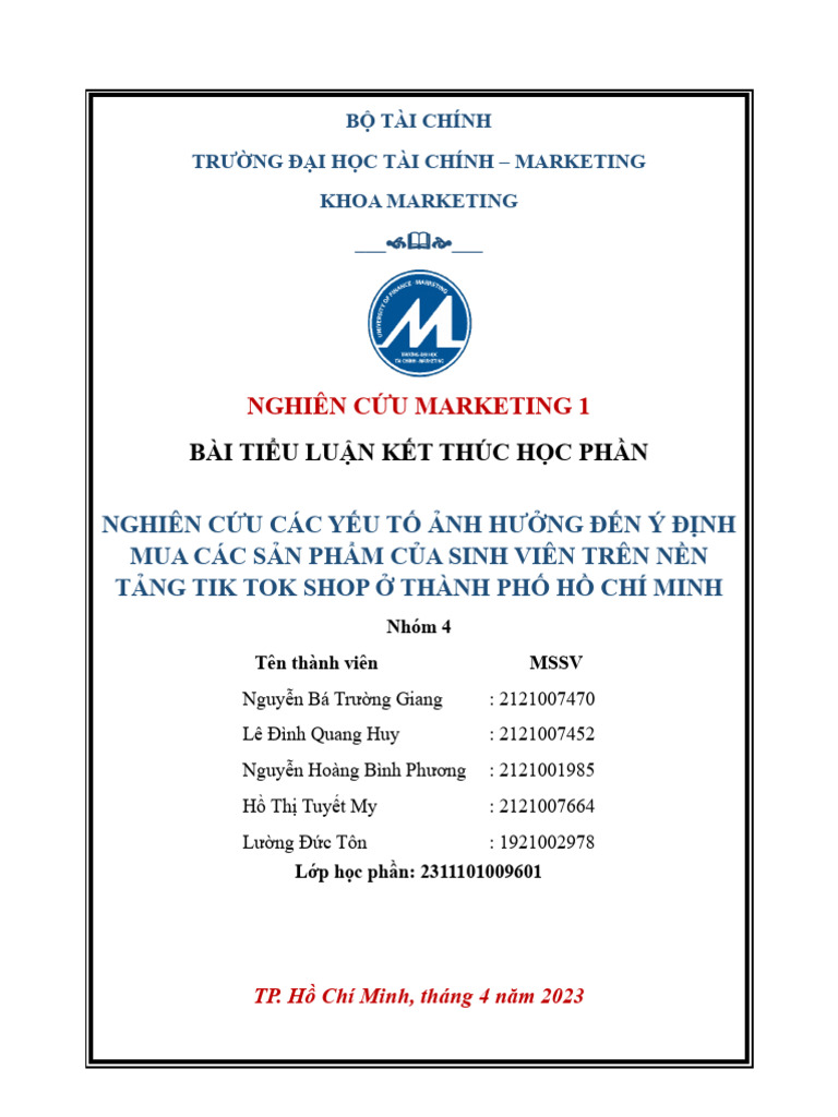 Nghien Cuu Marketing | PDF