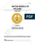 Course Hand Outs Lead1823 Comparative Models of Policing 2020 2021