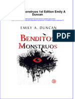 PDF of Benditos Monstruos 1St Edition Emily A Duncan 2 Full Chapter Ebook